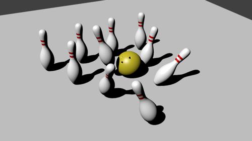 Bowling Ball and Pins preview image